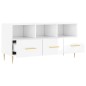 vidaXL TV-Schrank Hochglanz-Weiß 102x36x50 cm Holzwerkstoff vidaXL TV-Schrank Hochglanz-Weiß 102x36x50 cm Holzwerkstoff