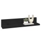vidaXL Wandregale 2 Stk. Schwarz 50x11x9 cm Massivholz Kiefer vidaXL Wandregale 2 Stk. Schwarz 50x11x9 cm Massivholz Kiefer