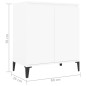 vidaXL Sideboard Weiß 60x35x70 cm Holzwerkstoff vidaXL Sideboard Weiß 60x35x70 cm Holzwerkstoff