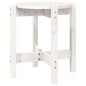 vidaXL Couchtisch Weiß Ø 42,5x45 cm Massivholz Kiefer vidaXL Couchtisch Weiß Ø 42,5x45 cm Massivholz Kiefer