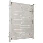 vidaXL Gartentor 100x125 cm Edelstahl vidaXL Gartentor 100x125 cm Edelstahl