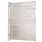 vidaXL Gartentor 100x125 cm Edelstahl vidaXL Gartentor 100x125 cm Edelstahl