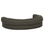 vidaXL Hundematratze Ergonomisch 75x53cm Leinenoptik Fleece Dunkelgrau vidaXL Hundematratze Ergonomisch 75x53cm Leinenoptik Fleece Dunkelgrau