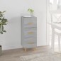 vidaXL Sideboard Grau Sonoma 34,5x34x90 cm Holzwerkstoff vidaXL Sideboard Grau Sonoma 34,5x34x90 cm Holzwerkstoff