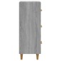 vidaXL Sideboard Grau Sonoma 34,5x34x90 cm Holzwerkstoff vidaXL Sideboard Grau Sonoma 34,5x34x90 cm Holzwerkstoff