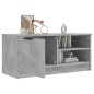 vidaXL TV-Schrank Betongrau 80x35x36,5 cm Holzwerkstoff vidaXL TV-Schrank Betongrau 80x35x36,5 cm Holzwerkstoff