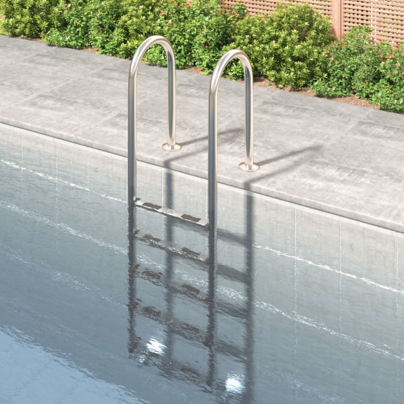 vidaXL Pool-Leiter 54x38x211 cm Edelstahl 304 vidaXL Pool-Leiter 54x38x211 cm Edelstahl 304
