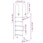 vidaXL Pool-Leiter 54x38x211 cm Edelstahl 304 vidaXL Pool-Leiter 54x38x211 cm Edelstahl 304