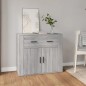 vidaXL Sideboard Grau Sonoma 80x33x70 cm Holzwerkstoff vidaXL Sideboard Grau Sonoma 80x33x70 cm Holzwerkstoff