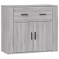 vidaXL Sideboard Grau Sonoma 80x33x70 cm Holzwerkstoff vidaXL Sideboard Grau Sonoma 80x33x70 cm Holzwerkstoff
