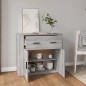 vidaXL Sideboard Grau Sonoma 80x33x70 cm Holzwerkstoff vidaXL Sideboard Grau Sonoma 80x33x70 cm Holzwerkstoff