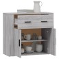 vidaXL Sideboard Grau Sonoma 80x33x70 cm Holzwerkstoff vidaXL Sideboard Grau Sonoma 80x33x70 cm Holzwerkstoff