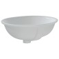 Waschbecken Weiß 49x40,5x21 cm Oval Keramik Waschbecken Weiß 49x40,5x21 cm Oval Keramik