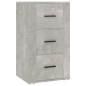 vidaXL Sideboard Betongrau 40x33x70 cm Holzwerkstoff vidaXL Sideboard Betongrau 40x33x70 cm Holzwerkstoff