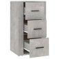 vidaXL Sideboard Betongrau 40x33x70 cm Holzwerkstoff vidaXL Sideboard Betongrau 40x33x70 cm Holzwerkstoff