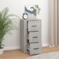 vidaXL Sideboard Betongrau 40x33x70 cm Holzwerkstoff vidaXL Sideboard Betongrau 40x33x70 cm Holzwerkstoff