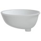 Waschbecken Weiß 49x40,5x21 cm Oval Keramik Waschbecken Weiß 49x40,5x21 cm Oval Keramik