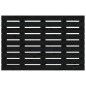 vidaXL Wand-Kopfteil Schwarz 96x3x63 cm Massivholz Kiefer