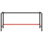 vidaXL Werkbankgestell Mattschwarz und Mattrot 180x57x79 cm Metall vidaXL Werkbankgestell Mattschwarz und Mattrot 180x57x79 cm Metall