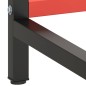 vidaXL Werkbankgestell Mattschwarz und Mattrot 180x57x79 cm Metall vidaXL Werkbankgestell Mattschwarz und Mattrot 180x57x79 cm Metall