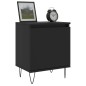 vidaXL Nachttisch Schwarz 40x30x50 cm Holzwerkstoff vidaXL Nachttisch Schwarz 40x30x50 cm Holzwerkstoff