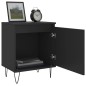 vidaXL Nachttisch Schwarz 40x30x50 cm Holzwerkstoff vidaXL Nachttisch Schwarz 40x30x50 cm Holzwerkstoff
