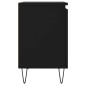 vidaXL Nachttisch Schwarz 40x30x50 cm Holzwerkstoff vidaXL Nachttisch Schwarz 40x30x50 cm Holzwerkstoff
