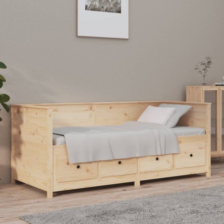 vidaXL Tagesbett 75x190 cm Massivholz Kiefer