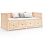 vidaXL Tagesbett 75x190 cm Massivholz Kiefer vidaXL Tagesbett 75x190 cm Massivholz Kiefer