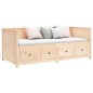vidaXL Tagesbett 75x190 cm Massivholz Kiefer vidaXL Tagesbett 75x190 cm Massivholz Kiefer
