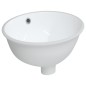 Waschbecken Weiß 33x29x16,5 cm Oval Keramik Waschbecken Weiß 33x29x16,5 cm Oval Keramik