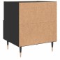 vidaXL Nachttisch Schwarz 40x35x47,5 cm Holzwerkstoff vidaXL Nachttisch Schwarz 40x35x47,5 cm Holzwerkstoff