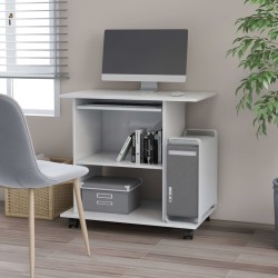 vidaXL Schreibtisch Weiß 80x50x75 cm Holzwerkstoff