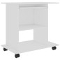 vidaXL Schreibtisch Weiß 80x50x75 cm Holzwerkstoff vidaXL Schreibtisch Weiß 80x50x75 cm Holzwerkstoff