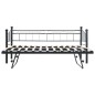 vidaXL Bettgestell Schwarz Stahl 180×200/90×200 cm vidaXL Bettgestell Schwarz Stahl 180×200/90×200 cm