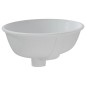Waschbecken Weiß 33x29x16,5 cm Oval Keramik Waschbecken Weiß 33x29x16,5 cm Oval Keramik