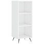 vidaXL Regalschrank Hochglanz-Weiß 34,5x32,5x90 cm Holzwerkstoff vidaXL Regalschrank Hochglanz-Weiß 34,5x32,5x90 cm Holzwerkstoff