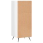 vidaXL Regalschrank Hochglanz-Weiß 34,5x32,5x90 cm Holzwerkstoff vidaXL Regalschrank Hochglanz-Weiß 34,5x32,5x90 cm Holzwerkstoff