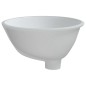 Waschbecken Weiß 33x29x16,5 cm Oval Keramik Waschbecken Weiß 33x29x16,5 cm Oval Keramik