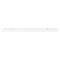 vidaXL Bilderleisten 2 Stk. Weiß 80x9x3 cm MDF vidaXL Bilderleisten 2 Stk. Weiß 80x9x3 cm MDF