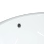 Waschbecken Weiß 33x29x16,5 cm Oval Keramik Waschbecken Weiß 33x29x16,5 cm Oval Keramik