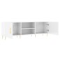 vidaXL TV-Schrank Hochglanz-Weiß 150x30x50 cm Holzwerkstoff vidaXL TV-Schrank Hochglanz-Weiß 150x30x50 cm Holzwerkstoff