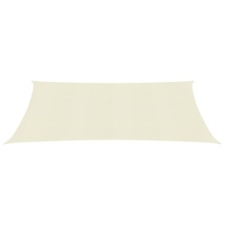 vidaXL Sonnensegel 160 g/m² Creme 2x3,5 m HDPE