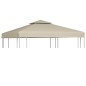 vidaXL Pavillon-Ersatzdach 310 g/m² Beige 3x3 m vidaXL Pavillon-Ersatzdach 310 g/m² Beige 3x3 m