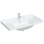Waschbecken Weiß 91,5x48x23 cm Rechteckig Keramik Waschbecken Weiß 91,5x48x23 cm Rechteckig Keramik