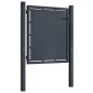 vidaXL Gartentor Stahl 100 x 75 cm Anthrazit vidaXL Gartentor Stahl 100 x 75 cm Anthrazit