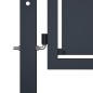 vidaXL Gartentor Stahl 100 x 75 cm Anthrazit vidaXL Gartentor Stahl 100 x 75 cm Anthrazit