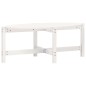 vidaXL Couchtisch Weiß 118x63x45 cm Massivholz Kiefer vidaXL Couchtisch Weiß 118x63x45 cm Massivholz Kiefer