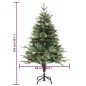 vidaXL Weihnachtsbaum mit LEDs & Kiefernzapfen Grün 150 cm PVC & PE vidaXL Weihnachtsbaum mit LEDs & Kiefernzapfen Grün 150 cm PVC & PE
