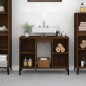 vidaXL Waschbeckenunterschrank Braun Eichen-Optik 80x33x60 cm vidaXL Waschbeckenunterschrank Braun Eichen-Optik 80x33x60 cm